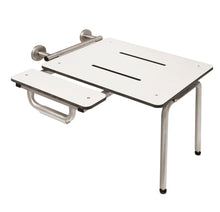 Load image into Gallery viewer, End Wall Mounted Tub Transfer Bench
