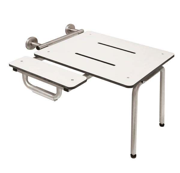 End Wall Mounted Tub Transfer Bench