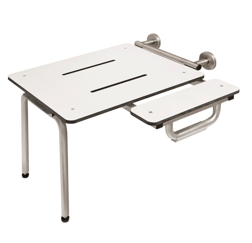 End Wall Mounted Tub Transfer Bench